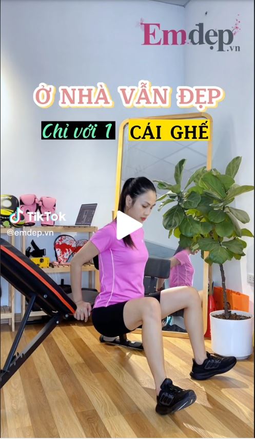 Ở nhà vẫn đẹp chỉ với 1 cái ghế