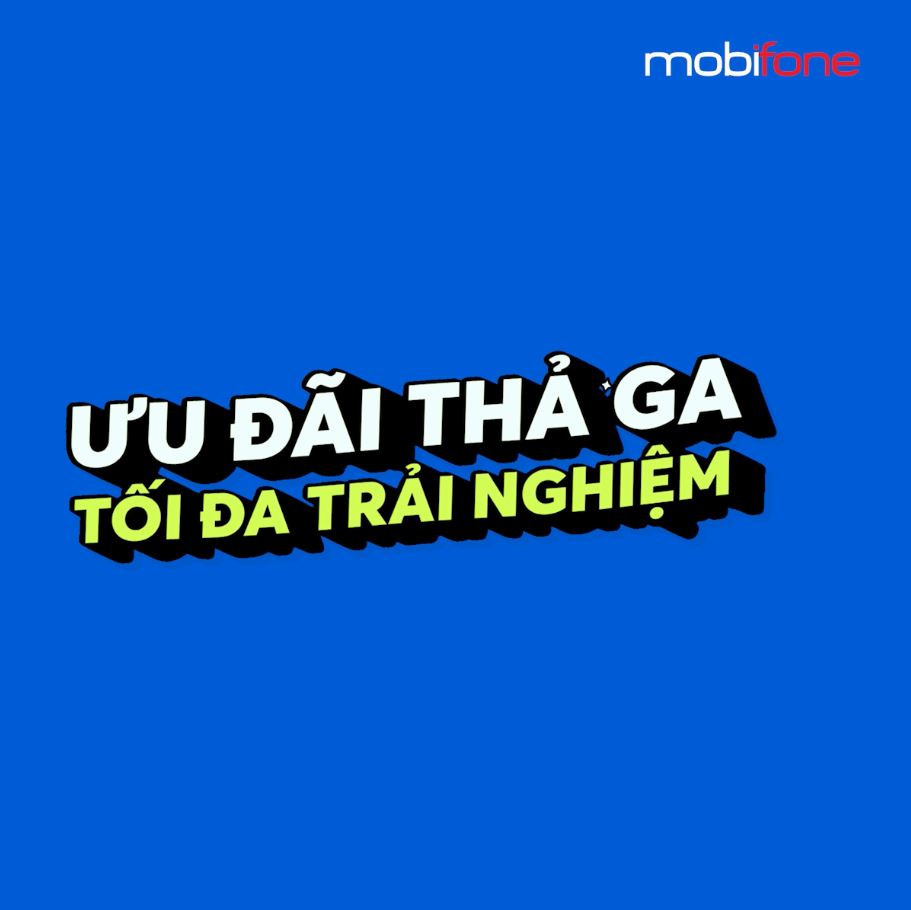 Trải nghiệm đại tiệc data, tối đa quyền lợi từ các gói cước của MobiFone