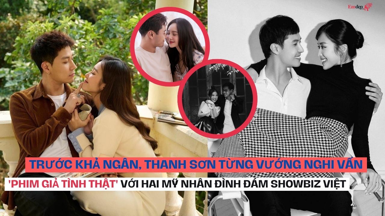 Trước Khả Ngân, Thanh Sơn từng vướng nghi vấn 'phim giả tình thật' với hai mỹ nhân đình đám showbiz Việt