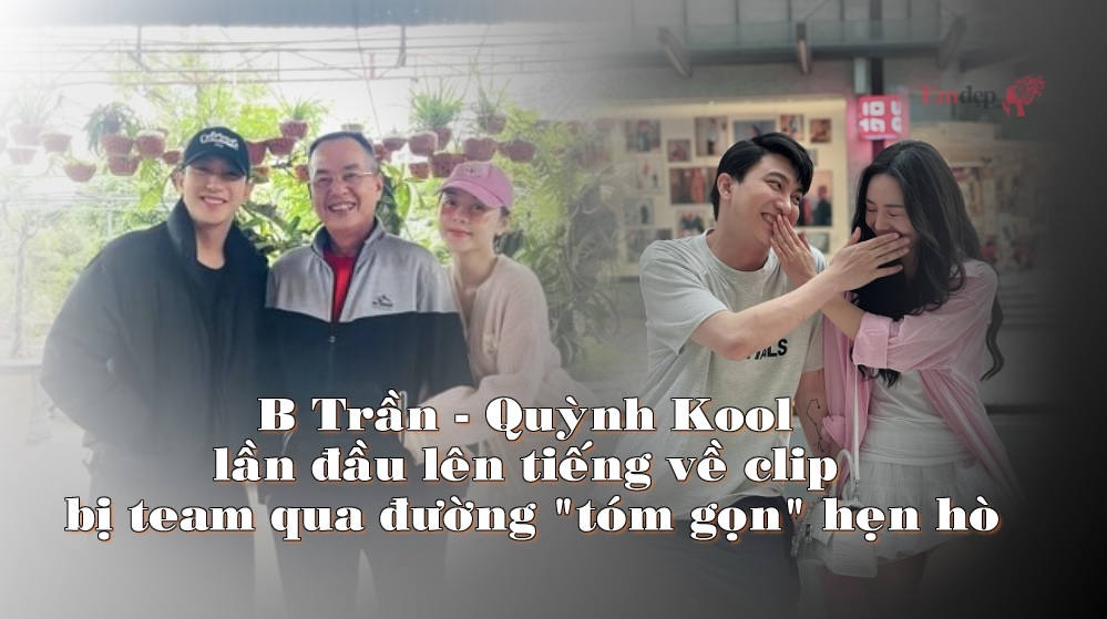 B Trần - Quỳnh Kool lần đầu lên tiếng về clip bị team qua đường "tóm gọn" hẹn hò, nói rõ mối quan hệ hiện tại