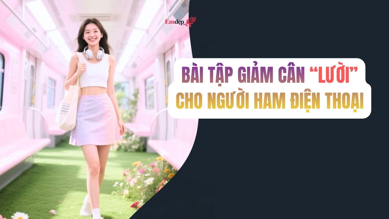 BÀI TẬP GIẢM CÂN LƯỜI CHO NGƯỜI HAM ĐIỆN THOẠI