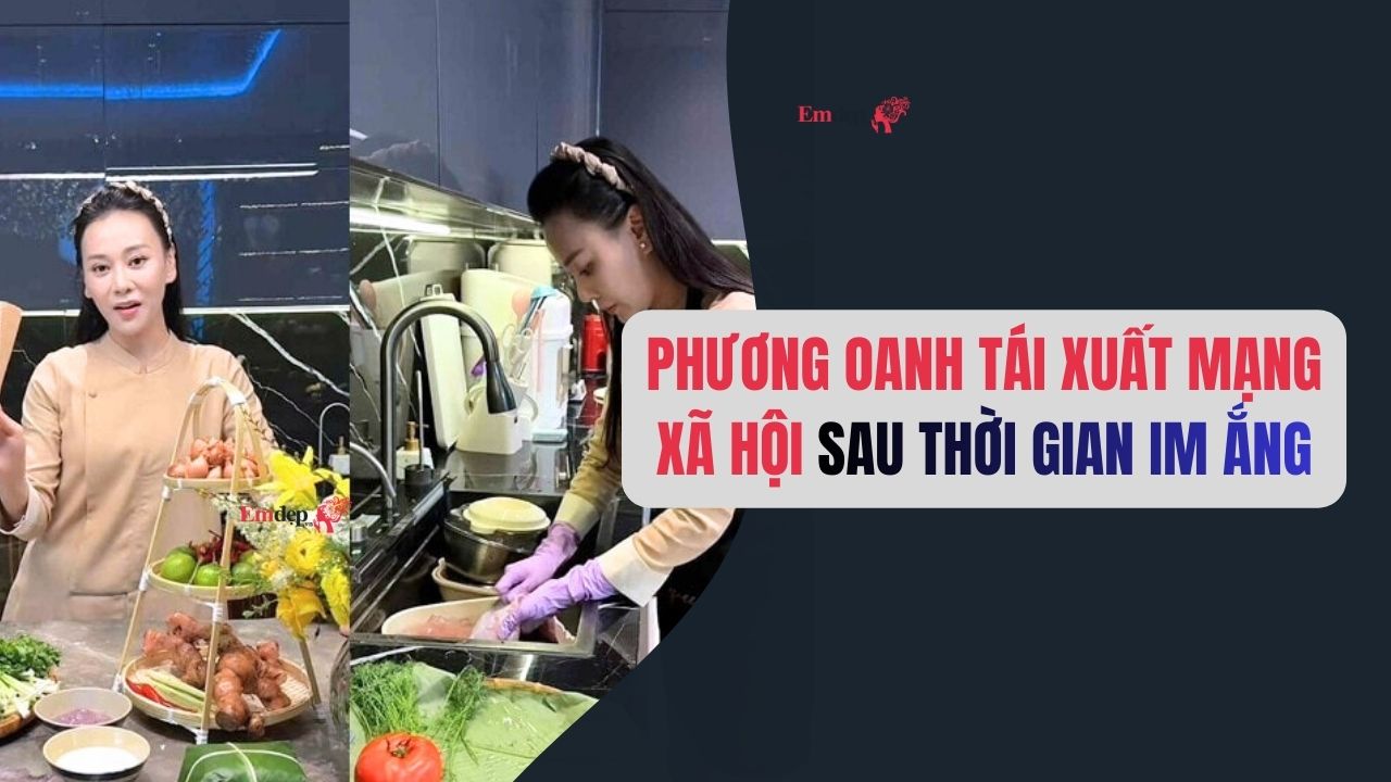 Phương Oanh tái xuất mạng xã hội sau thời gian im ắng