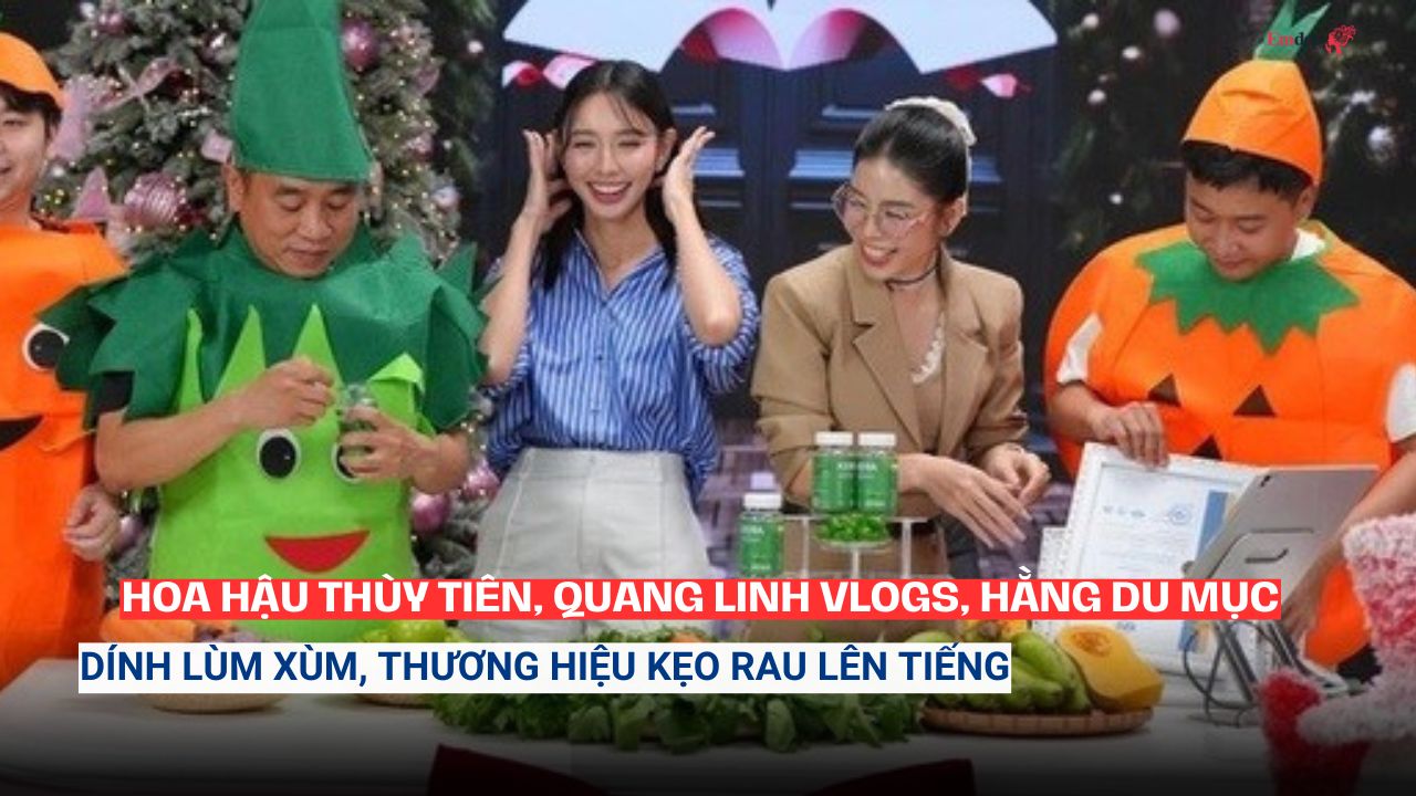 Hoa hậu Thùy Tiên và loạt TikToker dính lùm xùm, thương hiệu kẹo rau lên tiếng
