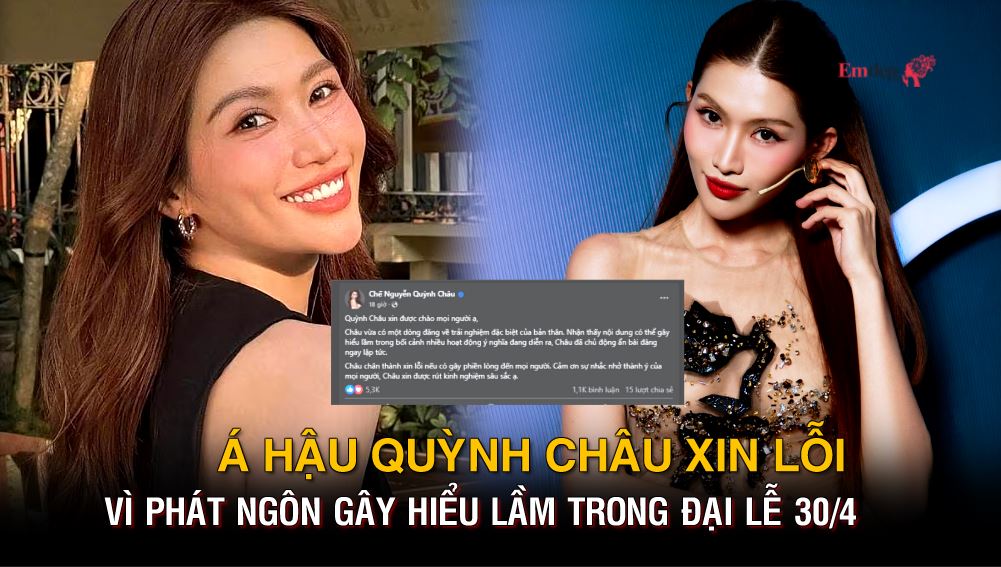 Á hậu Việt xin lỗi vì phát ngôn gây hiểu lầm trong đại lễ 30/4