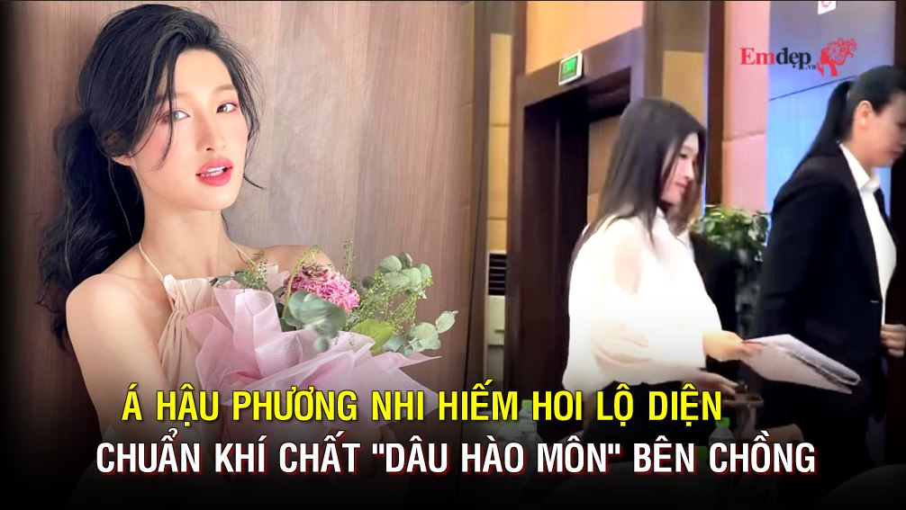 Á hậu Phương Nhi hiếm hoi lộ diện, chuẩn khí chất "dâu hào môn" bên chồng
