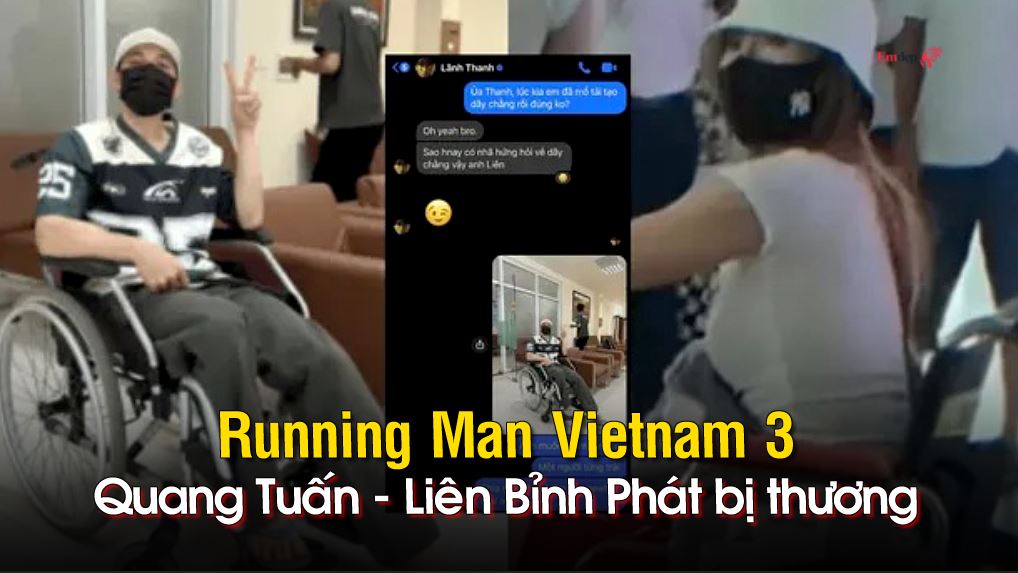 Running Man Vietnam 3: Quang Tuấn - Liên Bỉnh Phát bị thương, Diệu Nhi xót chồng
