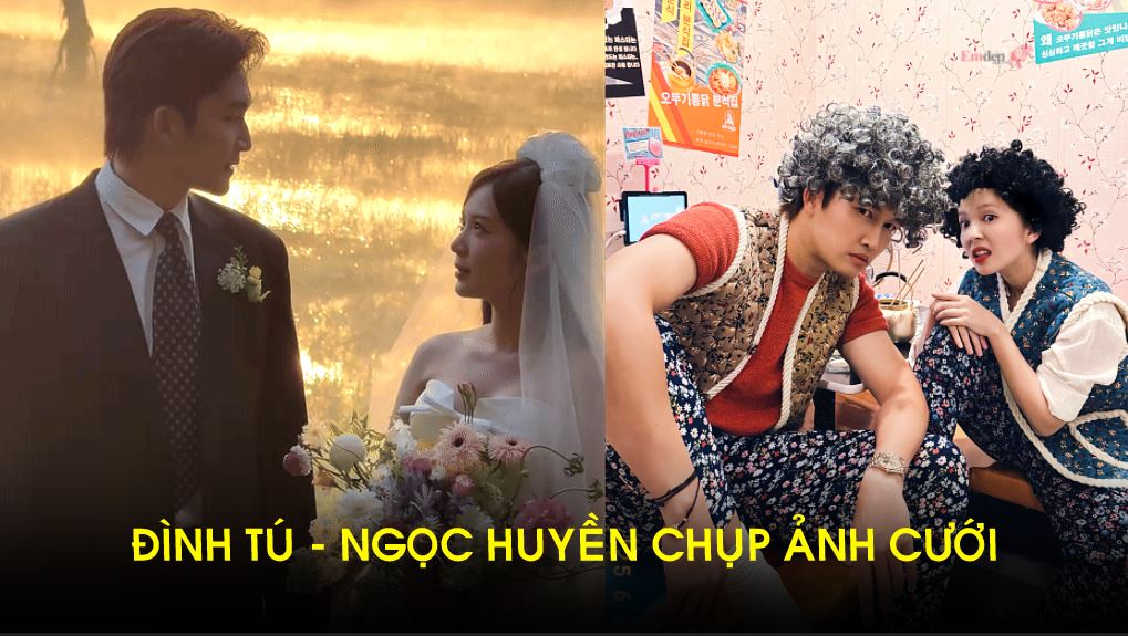 Đình Tú - Ngọc Huyền chụp ảnh cưới, nhan sắc cô dâu "bão mạng"