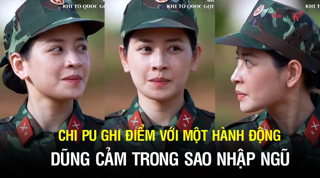 Chi Pu ghi điểm với một hành động dũng cảm trong Sao Nhập Ngũ