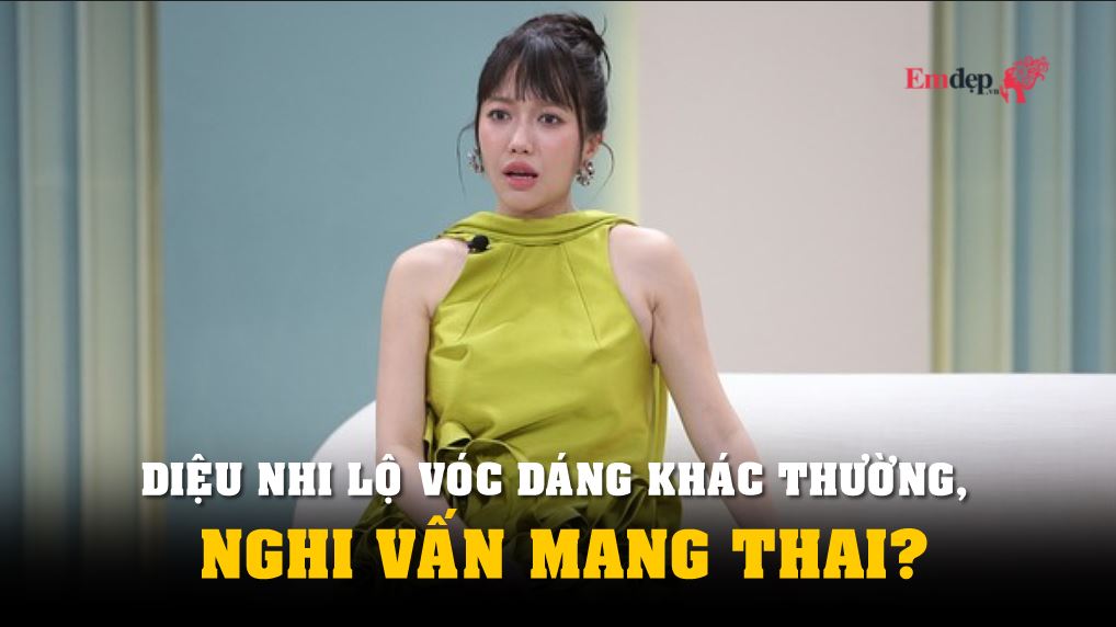 Diệu Nhi lộ vóc dáng khác thường, nghi vấn mang thai?