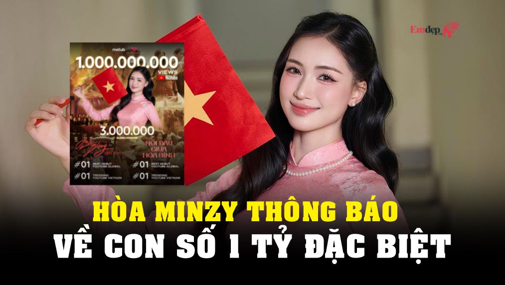Hòa Minzy thông báo về con số 1 tỷ đặc biệt