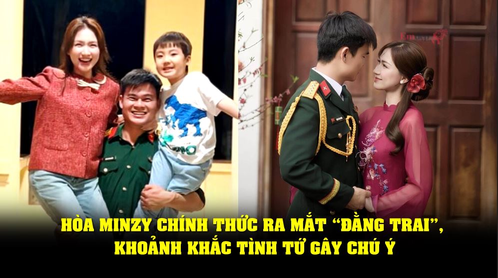 Hòa Minzy chính thức ra mắt “đằng trai”, khoảnh khắc tình tứ gây chú ý